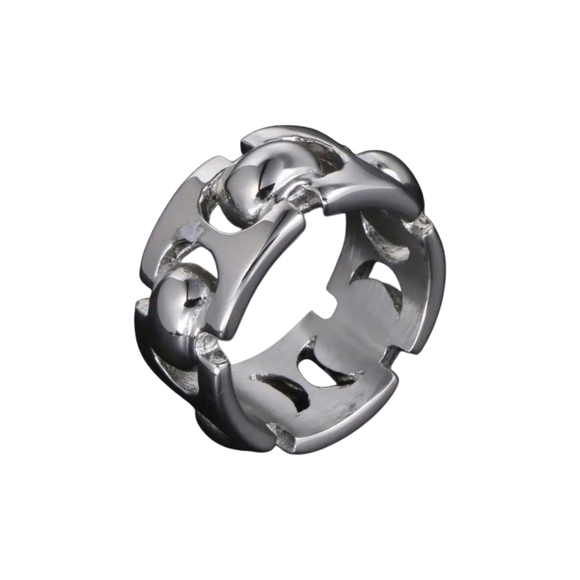 Jewelry - New Unisex Stainless Steel Link Chain  Ring Size 9